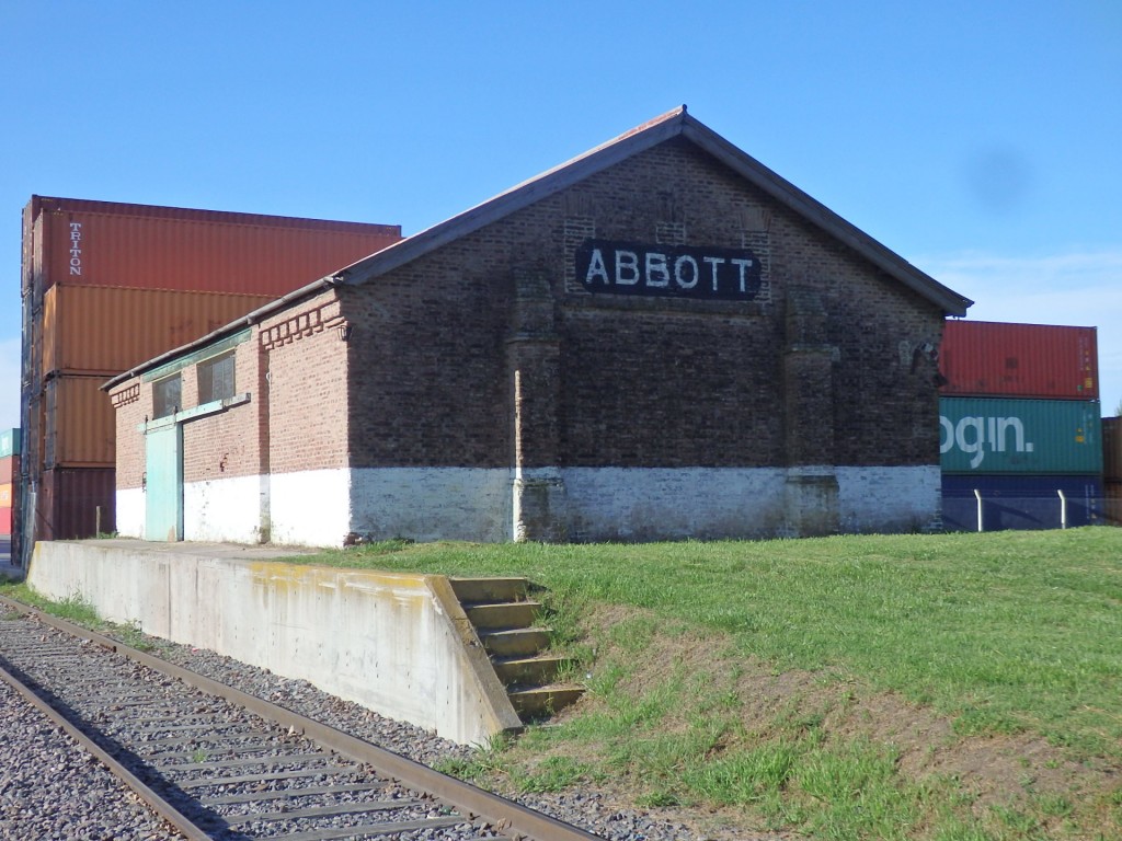 Foto: estación del FC Roca - Abbott (Buenos Aires), Argentina
