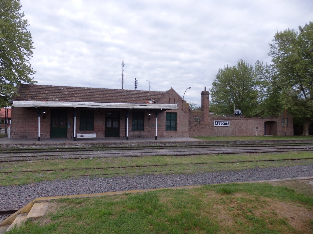 Foto: estación del FC Roca - Abbott (Buenos Aires), Argentina