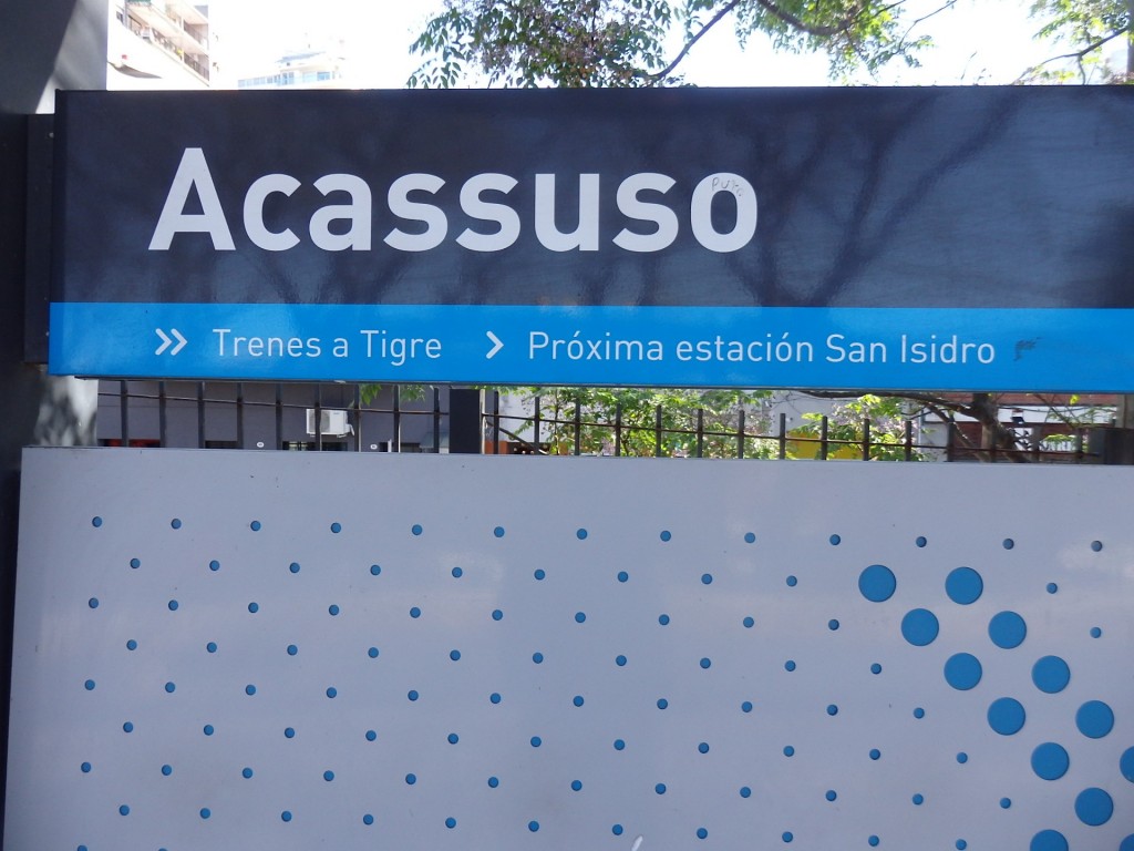 Foto: estación del FC Mitre - Acassuso (Buenos Aires), Argentina