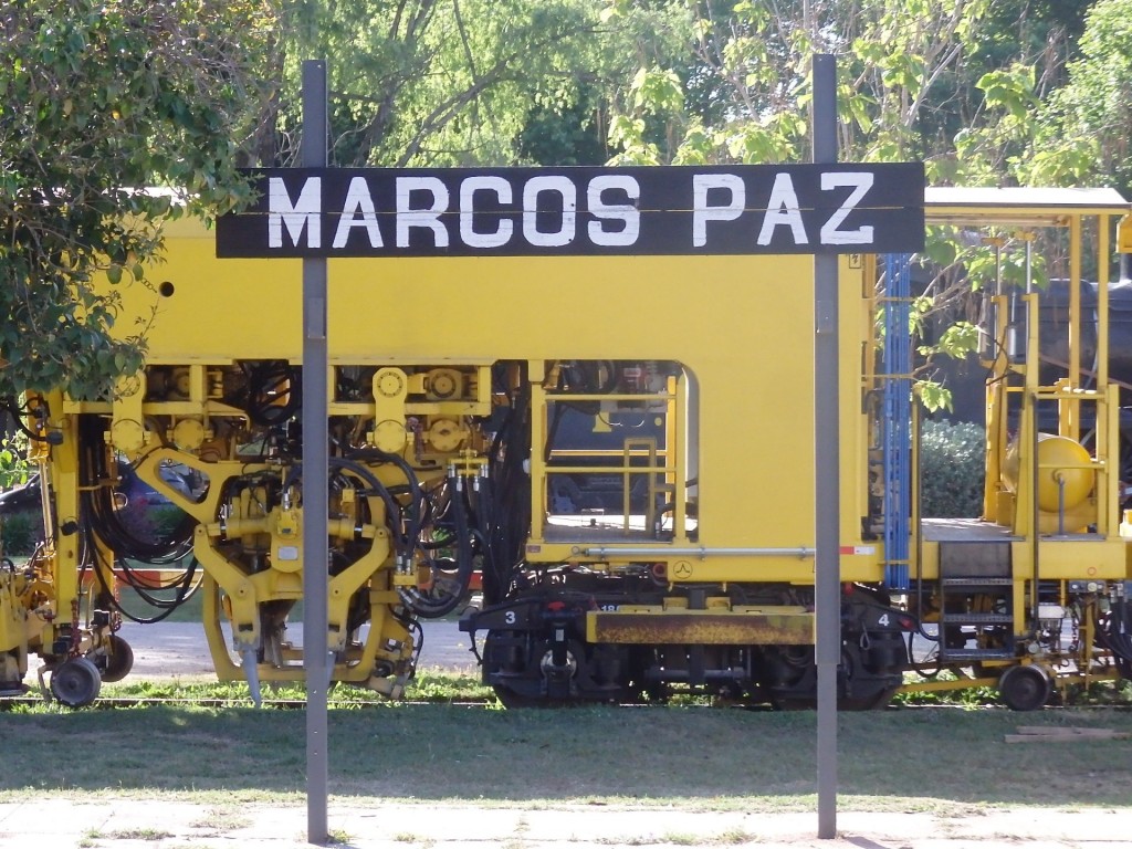 Foto: estación del FC Sarmiento - Marcos Paz (Buenos Aires), Argentina