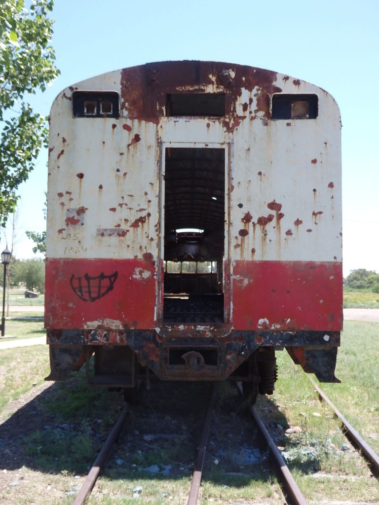 Foto: coche motor del FC San Martín - Monte Comán (Mendoza), Argentina