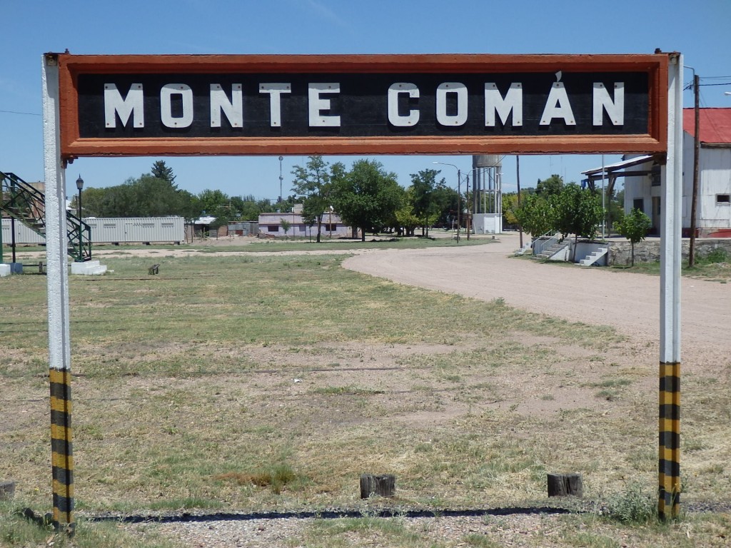 Foto: ex estación FC San Martín - Monte Comán (Mendoza), Argentina