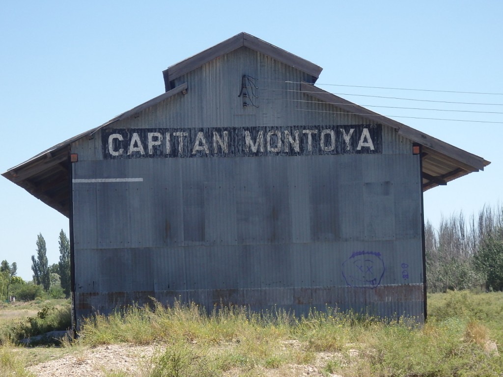 Foto: ex estación del FC San Martín - Capitán Montoya (Mendoza), Argentina