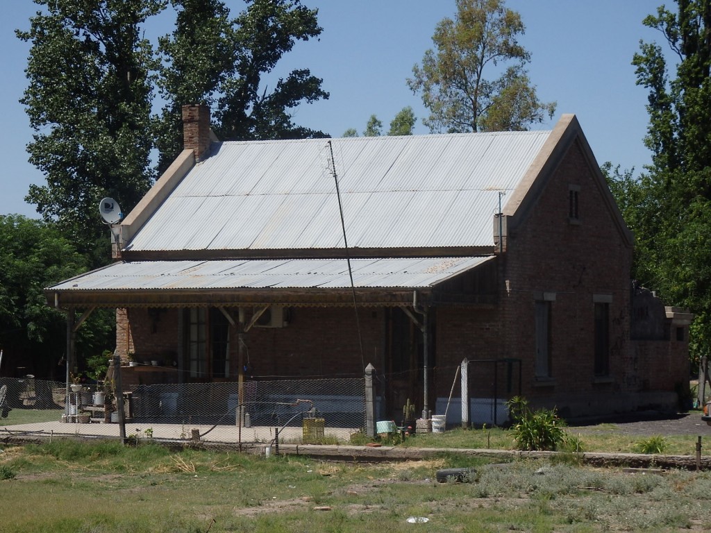 Foto ex estación del FC San Martín Jaime Prats (Mendoza), Argentina