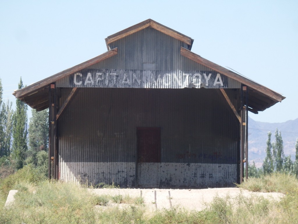 Foto: ex estación del FC San Martín - Capitán Montoya (Mendoza), Argentina
