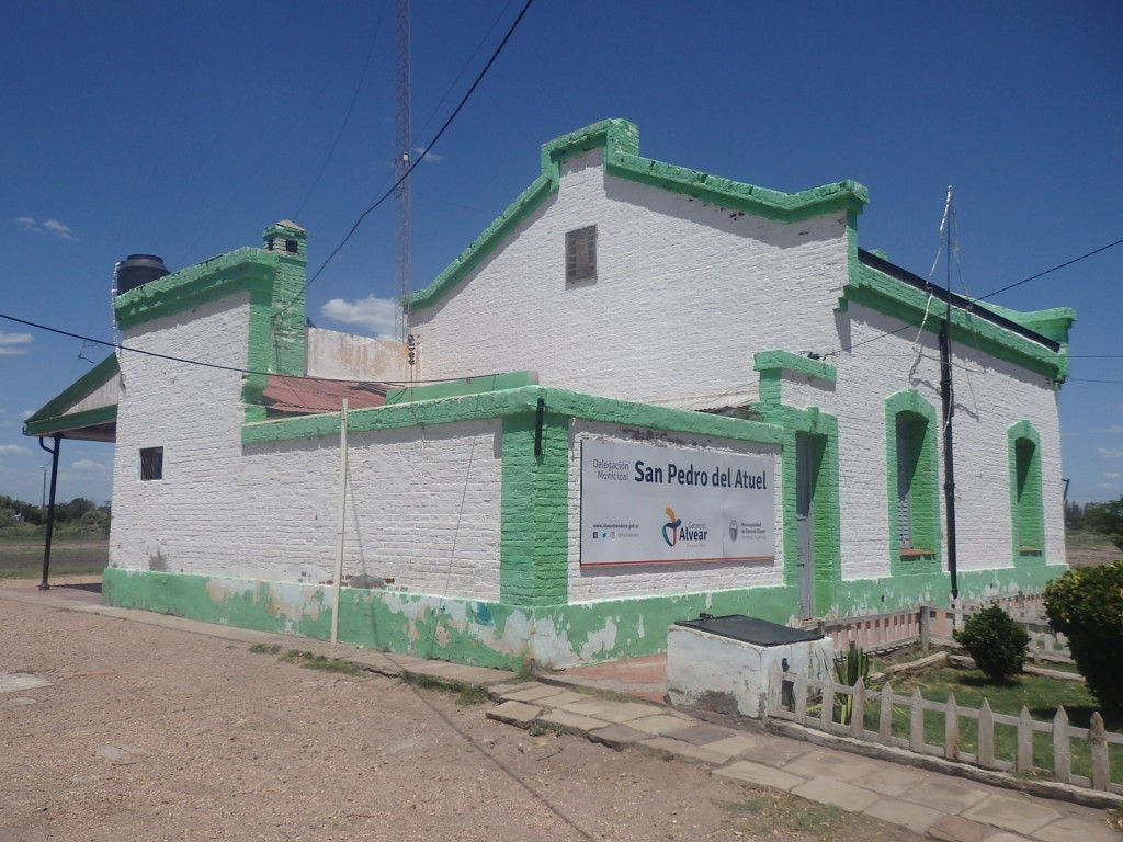 Foto: ex estación del FC Sarmiento - Carmensa o San Pedro del Atuel (Mendoza), Argentina