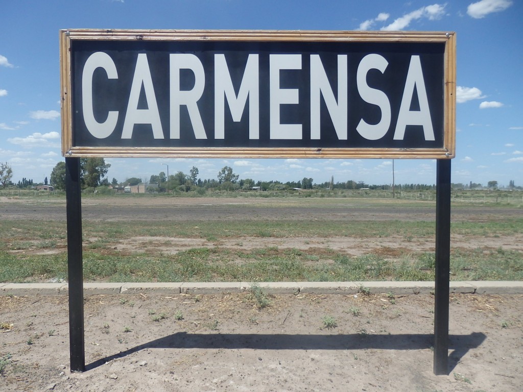 Foto: ex estación del FC Sarmiento - Carmensa o San Pedro del Atuel (Mendoza), Argentina