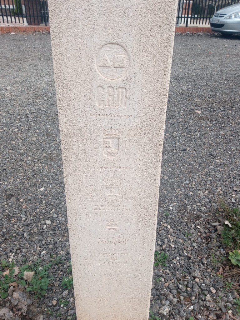 Foto: Hito del camino de la Vera Cruz - Calatayud (Zaragoza), España