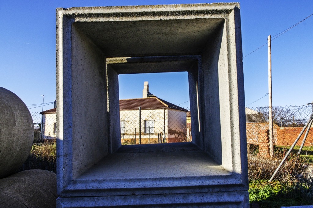 Foto: sobre el tejado de la escuela - Zuares del Páramo (León), España