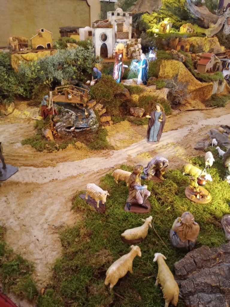 Foto: Navidad 2022 Nacimiento de la parroquia de San Antonio - Calatayud (Zaragoza), España