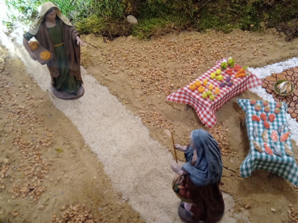 Foto: Navidad 2022 Nacimiento de la parroquia de San Antonio - Calatayud (Zaragoza), España