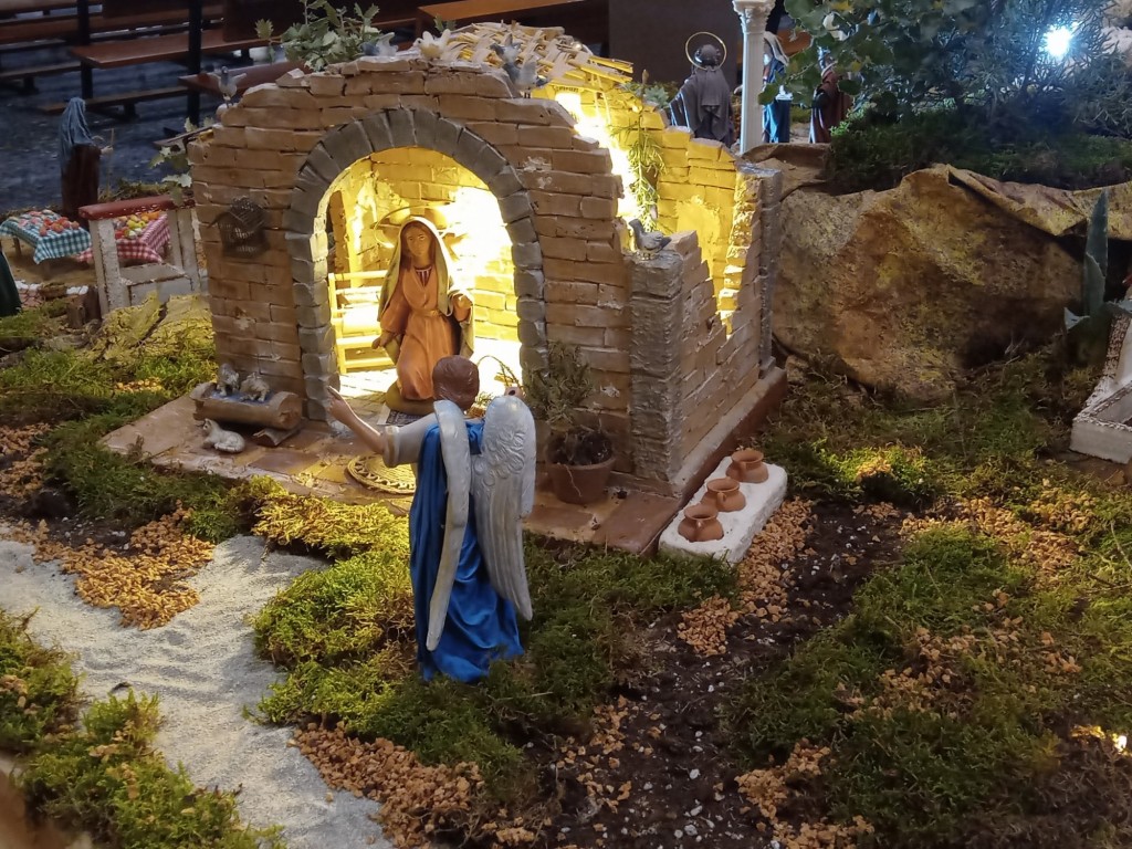 Foto: Navidad 2022 Nacimiento de la parroquia de San Antonio - Calatayud (Zaragoza), España