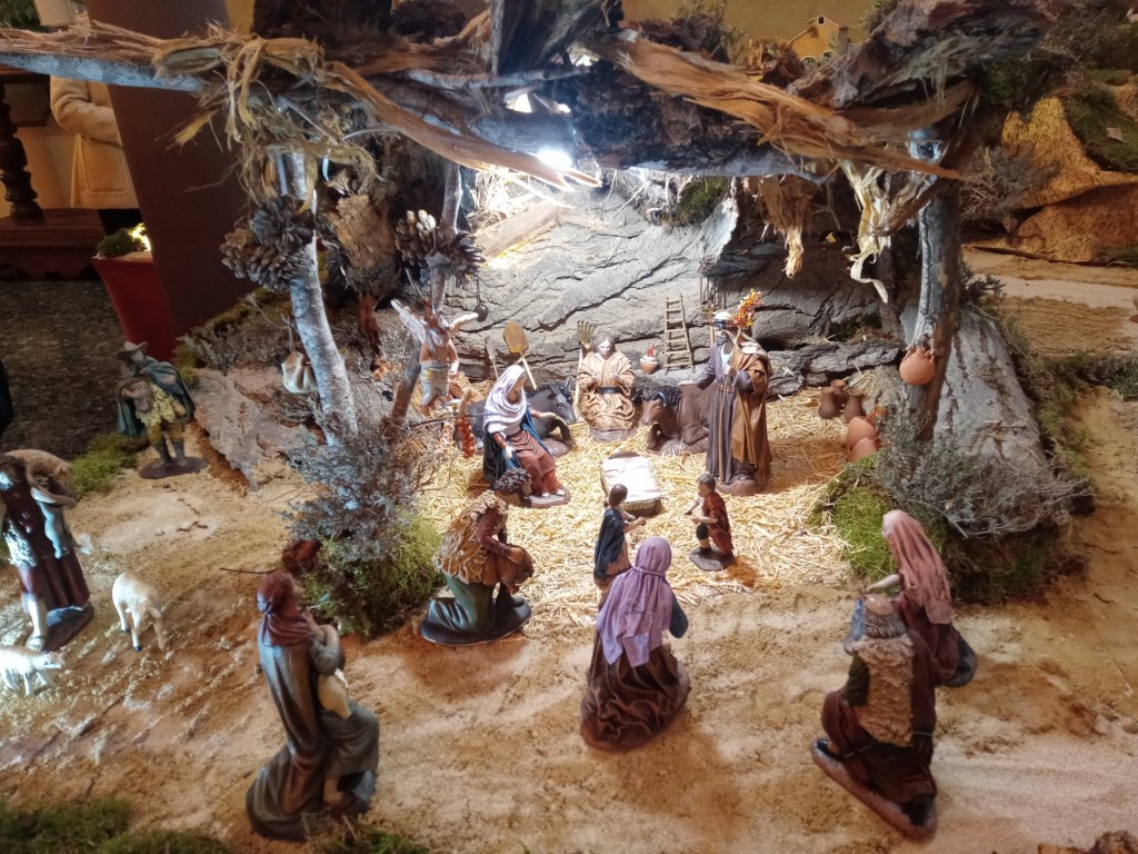 Foto: Navidad 2022 Nacimiento de la parroquia de San Antonio - Calatayud (Zaragoza), España