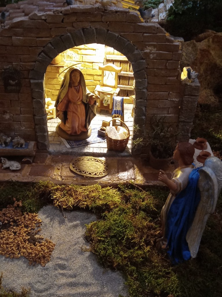 Foto: Navidad 2022 Nacimiento de la parroquia de San Antonio - Calatayud (Zaragoza), España