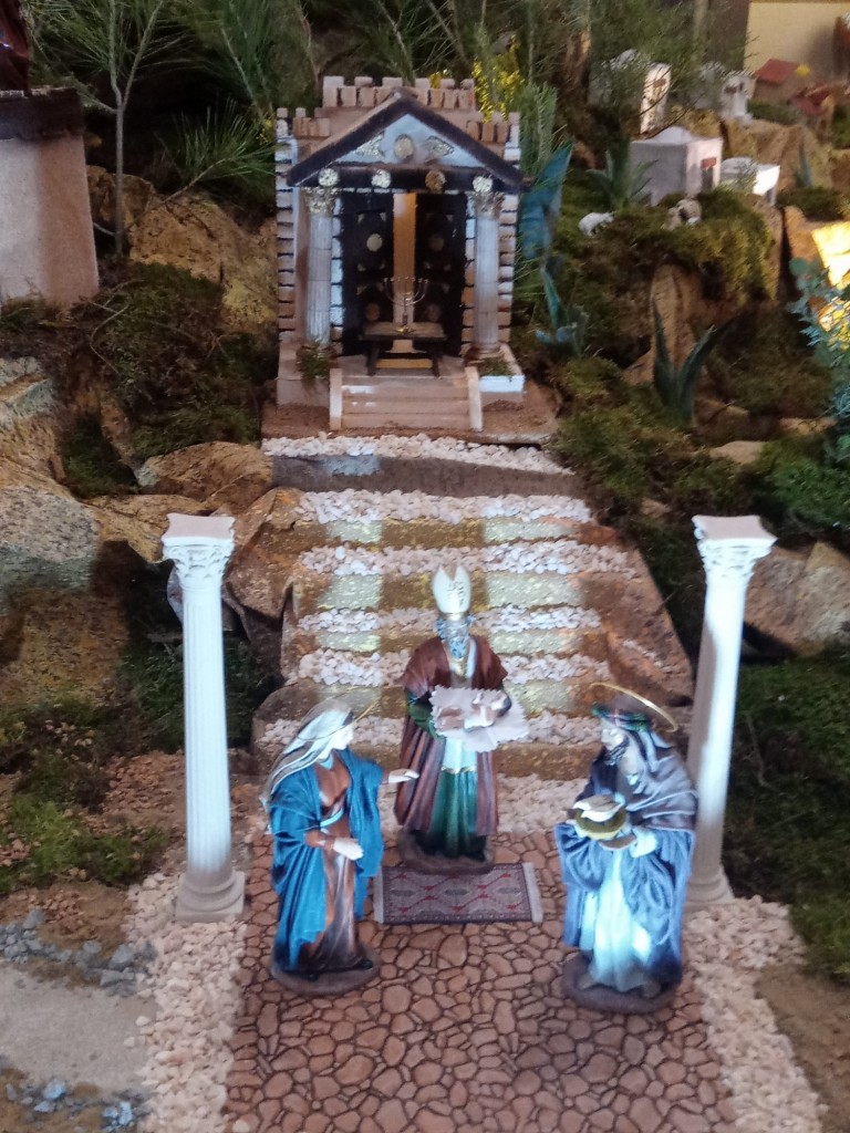 Foto: Navidad 2022 Nacimiento de la parroquia de San Antonio - Calatayud (Zaragoza), España