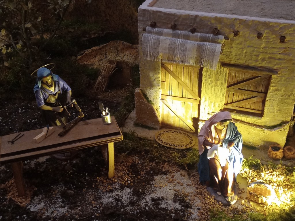 Foto: Navidad 2022 Nacimiento de la parroquia de San Antonio - Calatayud (Zaragoza), España