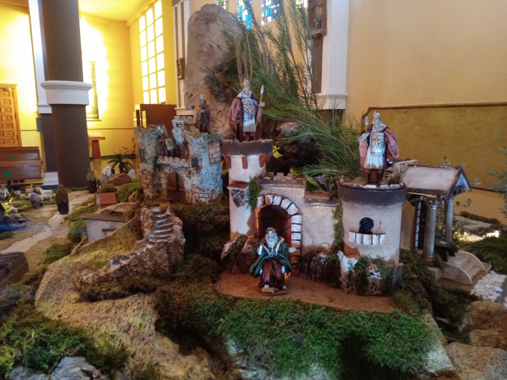 Foto: Navidad 2022 Nacimiento de la parroquia de San Antonio - Calatayud (Zaragoza), España