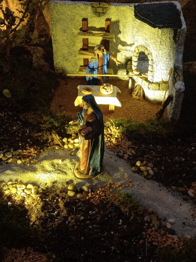 Foto: Navidad 2022 Nacimiento de la parroquia de San Antonio - Calatayud (Zaragoza), España
