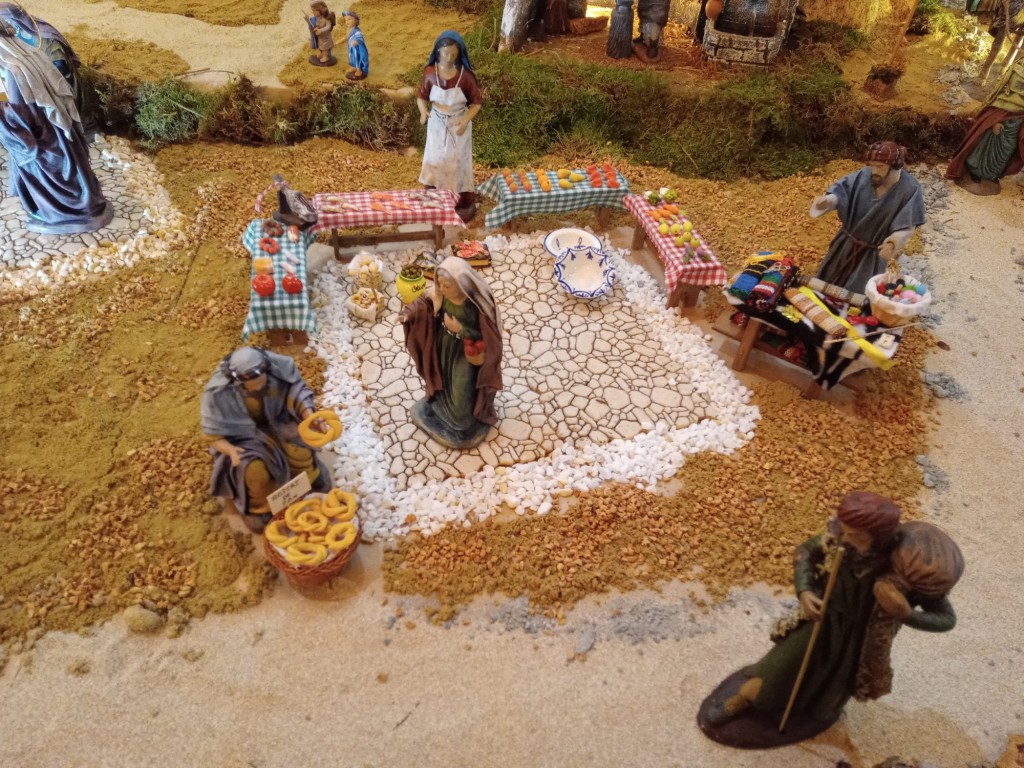 Foto: Navidad 2022 Nacimiento de la parroquia de San Antonio - Calatayud (Zaragoza), España