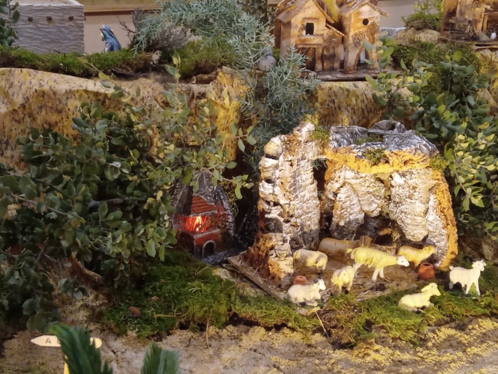 Foto: Navidad 2022 Nacimiento de la parroquia de San Antonio - Calatayud (Zaragoza), España