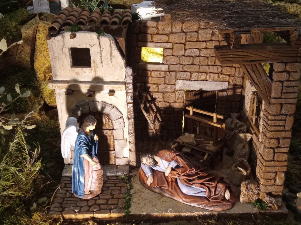 Foto: Navidad 2022 Nacimiento de la parroquia de San Antonio - Calatayud (Zaragoza), España