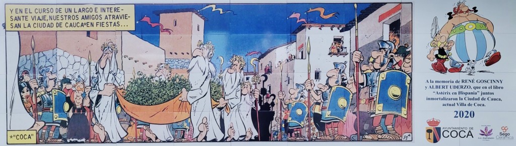 Foto: El pueblo en un cómic - Coca (Segovia), España