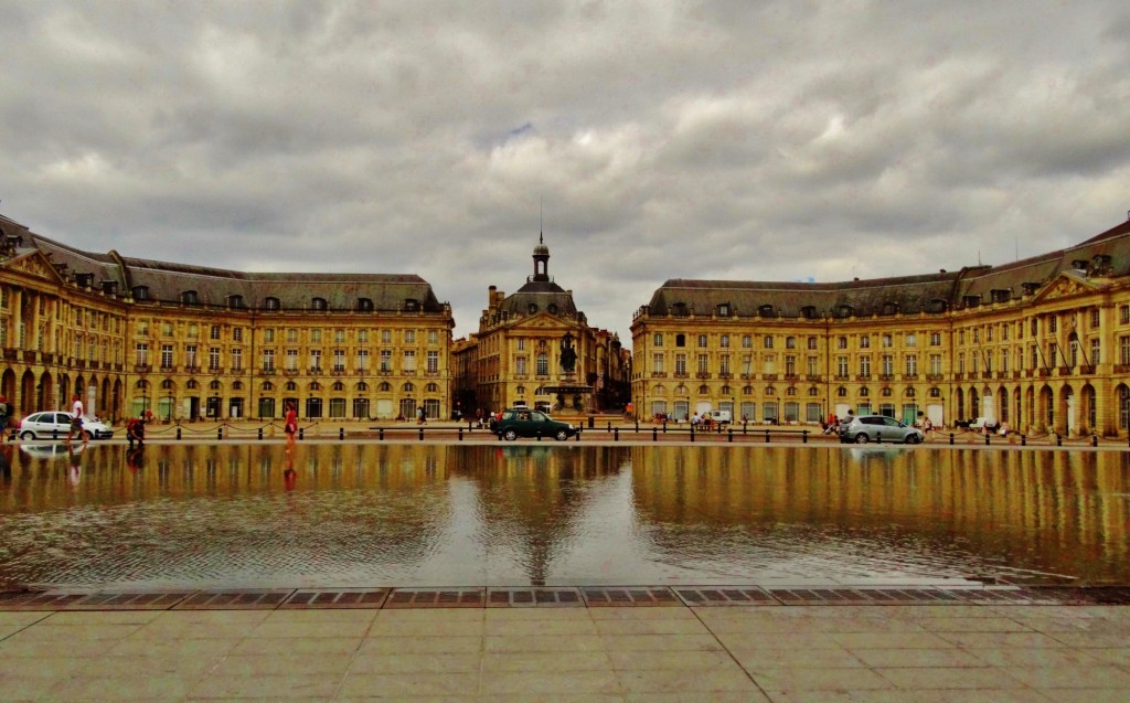 Foto: Miroir d'Eau - Place de la Bourse - Bordeaux (Aquitaine), Francia