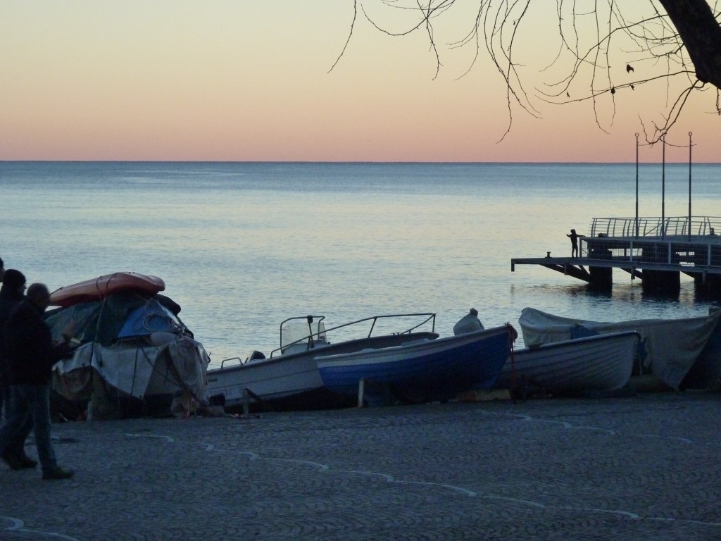 Foto: Costa Amalfitana al atardecer - Amalfi (Campania), Italia