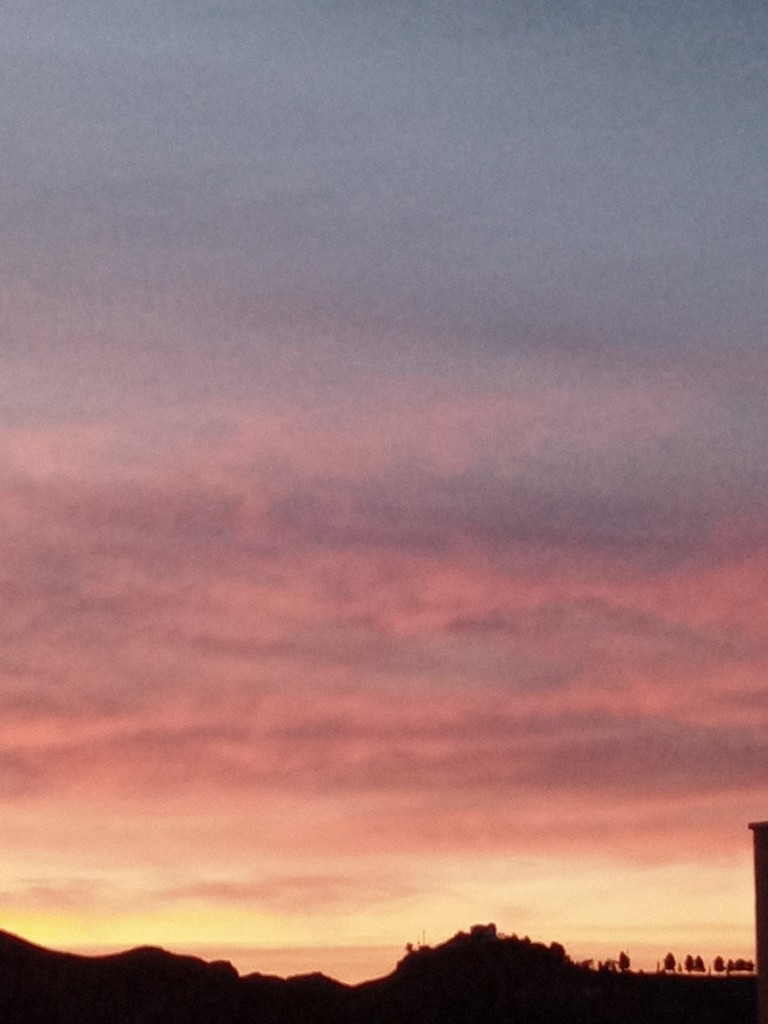Foto: Crepúsculo sobre San Roque - Calatayud (Zaragoza), España