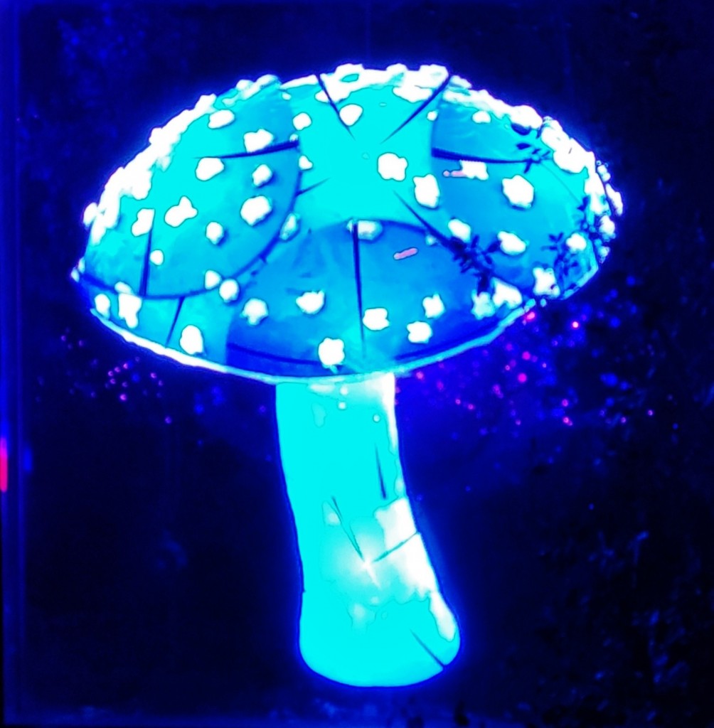 Foto: Luces en los jardines de Torre Girona - Barcelona (Cataluña), España