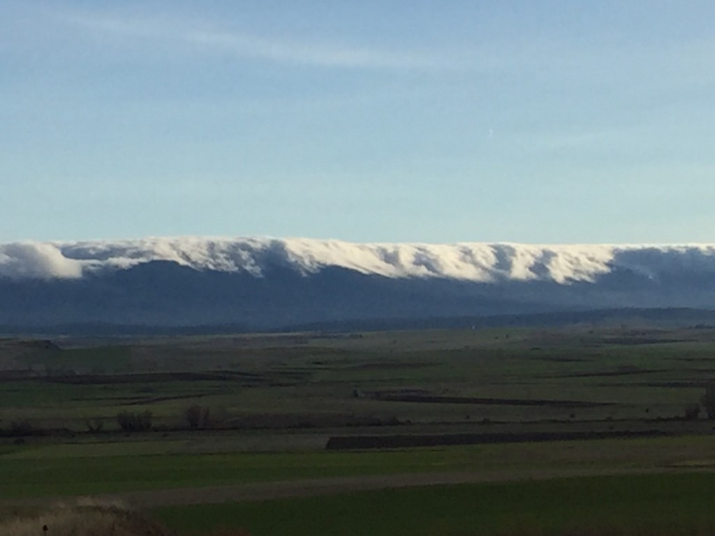 Foto: nube o nieve - Santo Tomé de puerto (Segovia), España