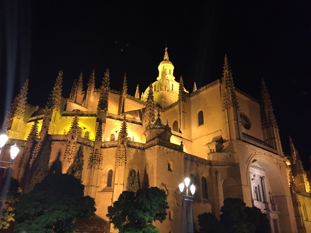 Foto: catedral de noche - Segovia (Castilla y León), España