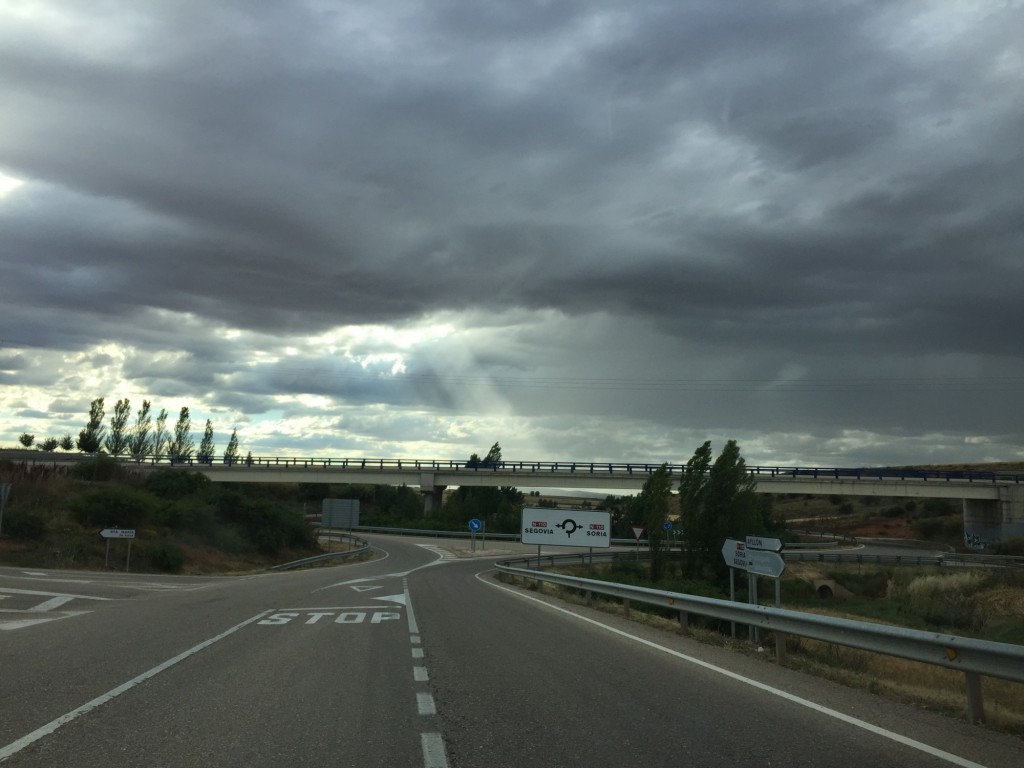 Foto: para dónde ir ? - Boceguillas (Segovia), España