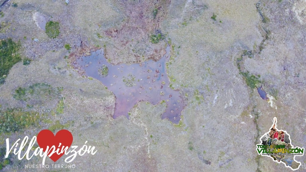 Foto: Laguna del mapa de Colombia Villapinzón Cundinamarca - Villapinzón (Cundinamarca), Colombia