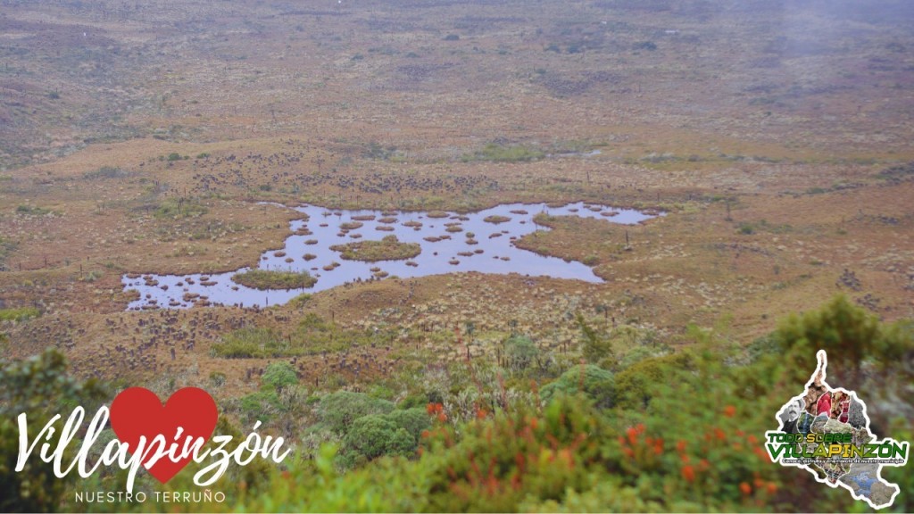 Foto: Laguna del mapa de Colombia Villapinzón Cundinamarca - Villapinzón (Cundinamarca), Colombia