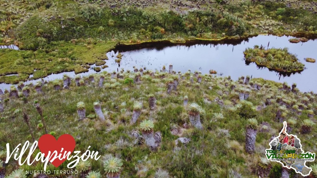 Foto: Laguna del Valle, nacimiento del rio Bogotá de Colombia Villapinzón Cundinamarca desde DRON - Villapinzón Cundinamarca (Cundinamarca), Colombia