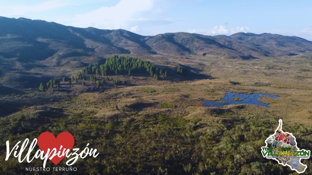 Foto: Laguna del mapa de Colombia Villapinzón Cundinamarca - Villapinzón (Cundinamarca), Colombia