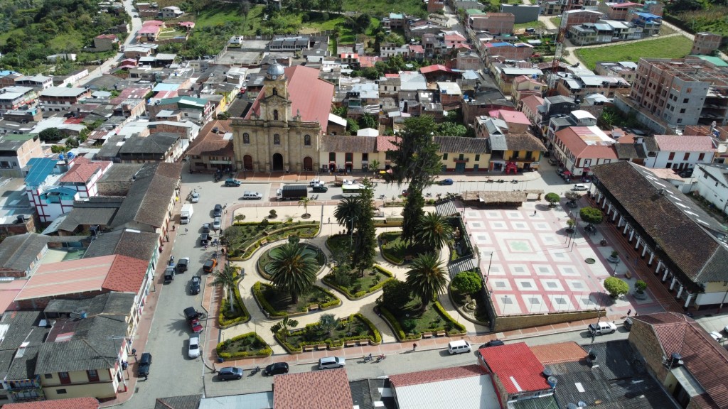 Foto: Tibana Boyacá, en DRON MINI 2 - Tibana (Boyacá), Colombia