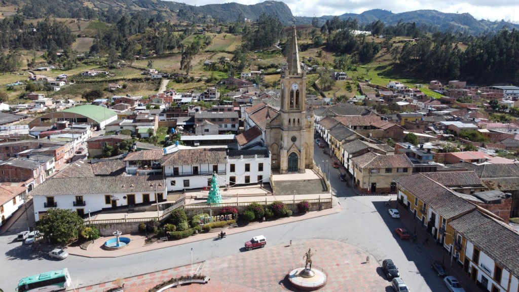 Foto: Turmequé Boyacá, en DRON MINI 2 - Turmequé (Boyacá), Colombia