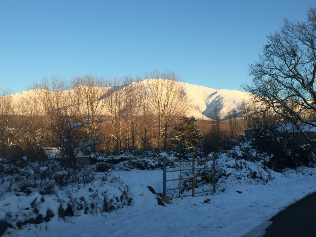 Foto: todo blanco - Riaza (Segovia), España