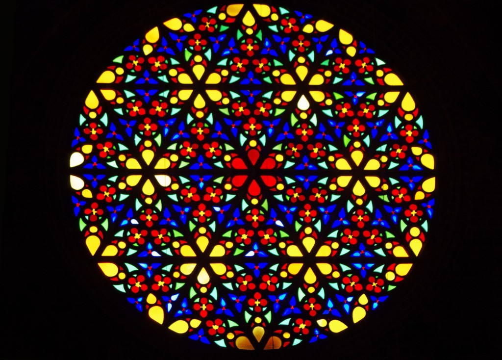 Foto: Cristalera del rosetón principal - Palma (Illes Balears), España