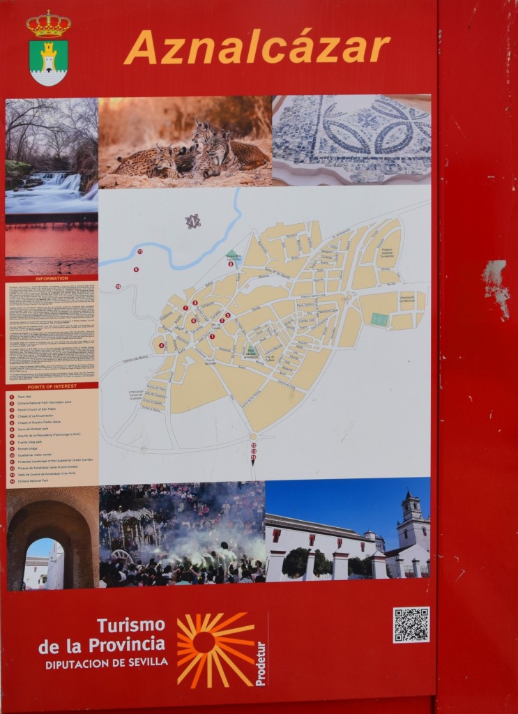 Foto: Informcación y Plano de la Localidad - Aznalcázar (Sevilla), España