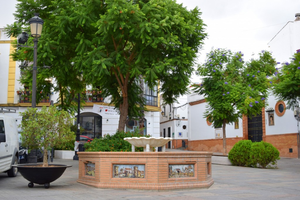 Foto: Fuente de la Plaza Santísimo Cristo - Sanlucar la Mayor (Sevilla), España