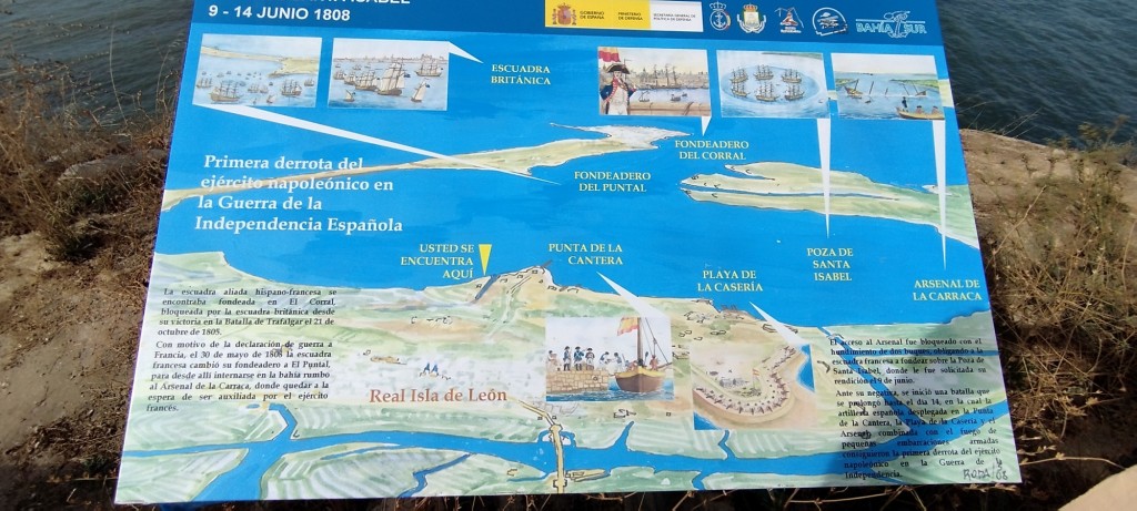Foto: Panel explicativo del lugar - San Fernando (Cádiz), España