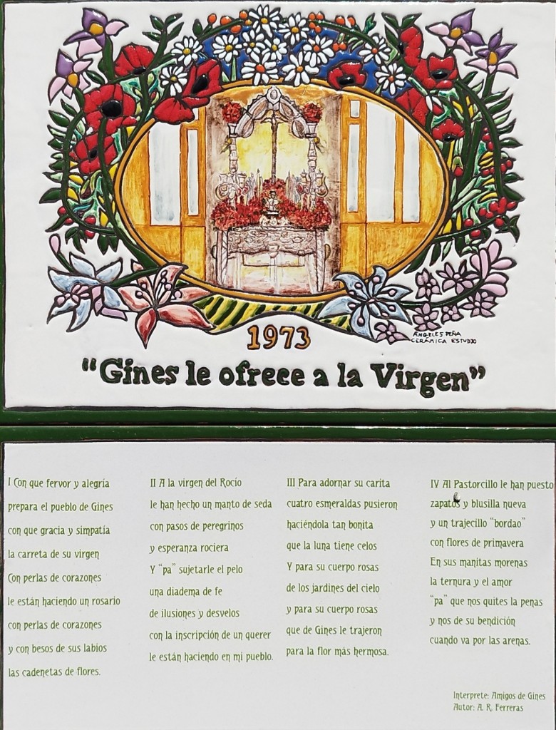 Foto: Gines le ofrece a la Virgen - Gines (Sevilla), España