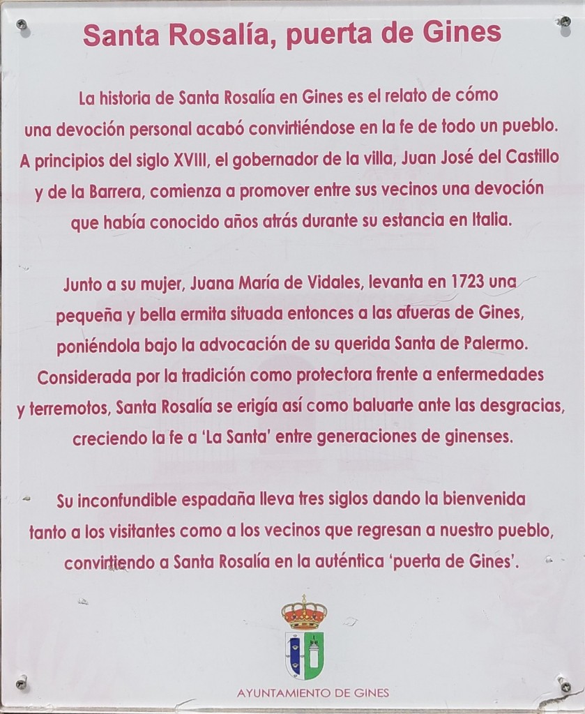 Foto: Leyenda de la Ermita Santa Rosalía - Gines (Sevilla), España