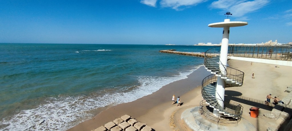 Foto: Acceso por la Escalera de caracol - Cádiz (Andalucía), España