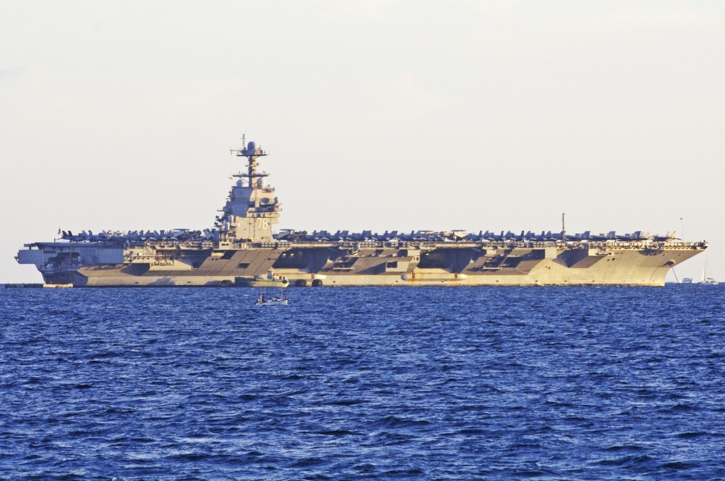 Foto: portaaviones USS Gerald R. Ford (CVN-78), - Palma (Illes Balears), España