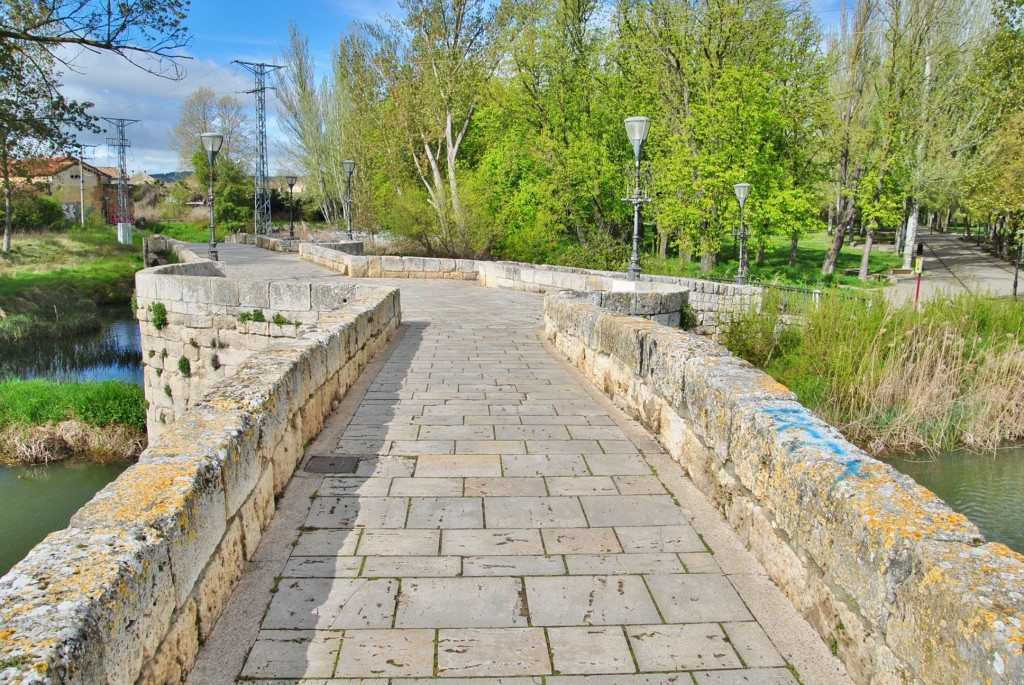Foto: Puente medieval - Palencia (Castilla y León), España