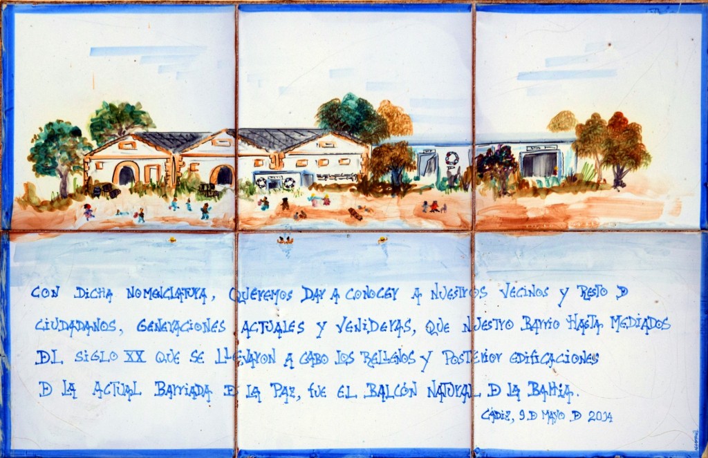 Foto: Leyenda de la Plaza Frente de Bahía - Cádiz (Andalucía), España